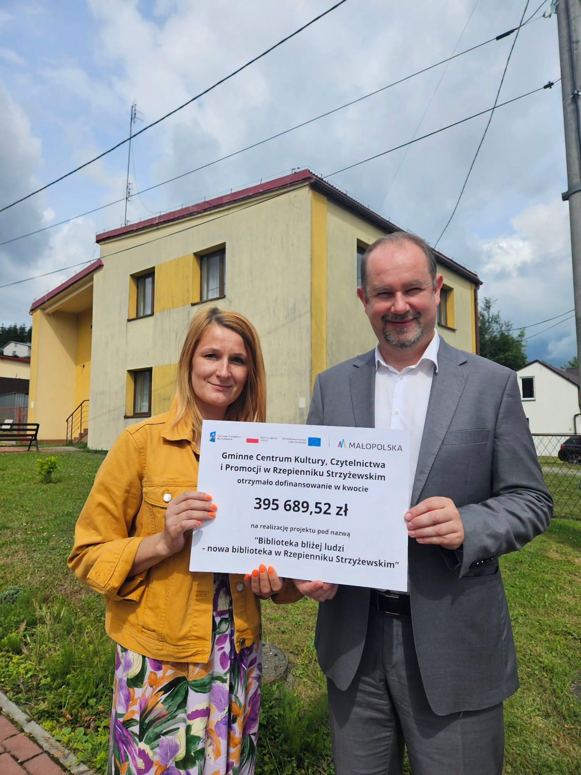 Blisko 400 tys. zł na nową bibliotekę w Rzepienniku Strzyżewskim Blisko 400 tys. zł na nową bibliotekę w Rzepienniku Strzyżewskim