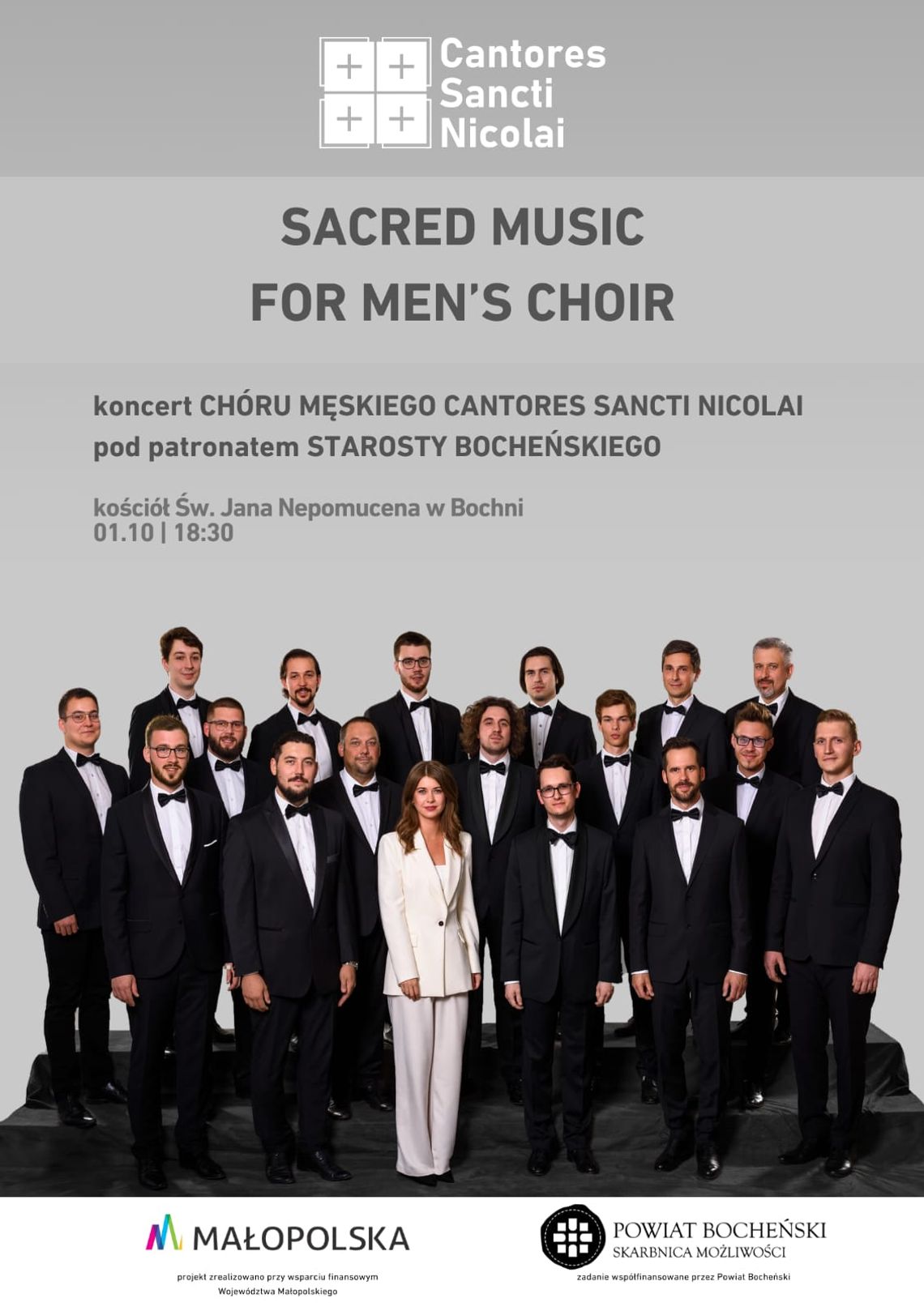 Bochnia. Koncert Chóru Męskiego Cantores Sancti Nicolai