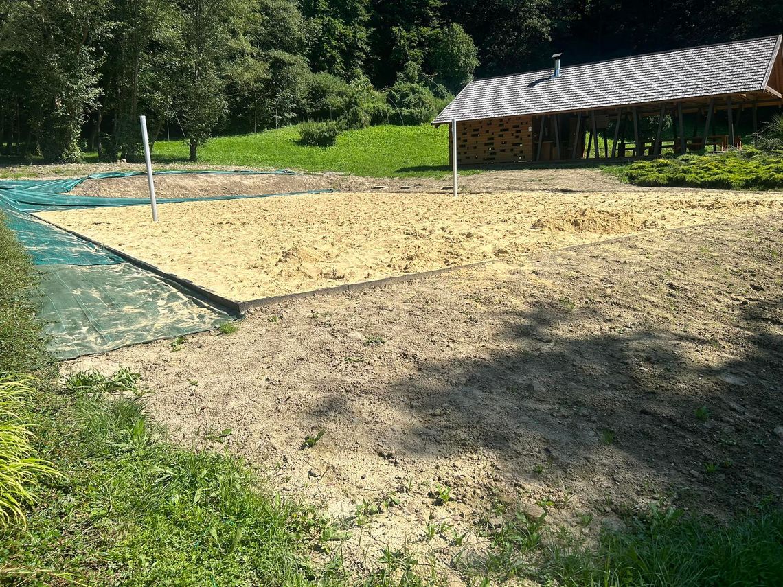 Boisko do siatkówki plażowej w Ryglicach otwarte