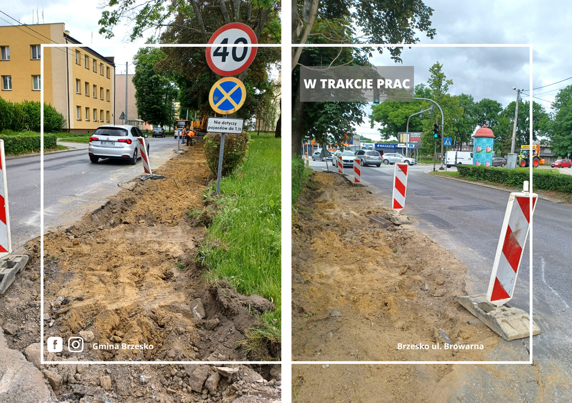 Brzesko. Wzmożony ruch (budowlany) na gminnych drogach