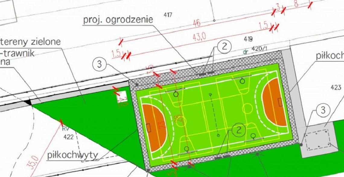 Budowa boiska wielofunkcyjnego w ramach modernizacji kompleksu sportowego przy Szkole Podstawowej w Bobrownikach Wielkich