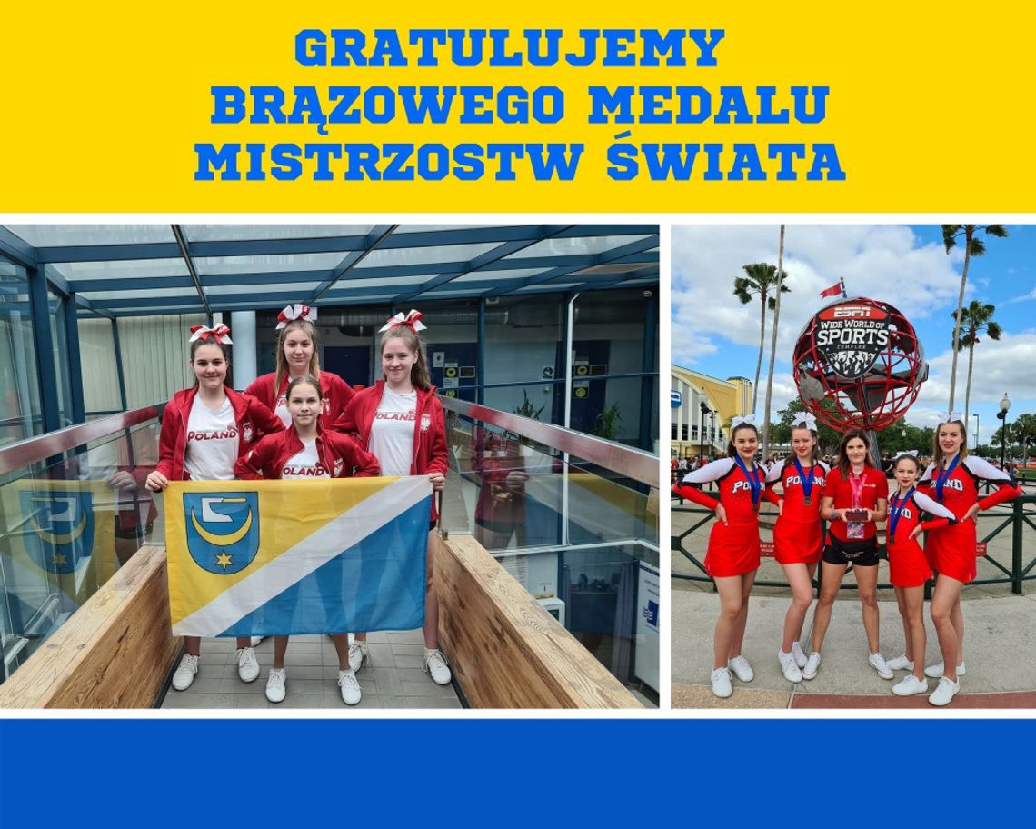 Cheerleaderki na medal- jest brąz na Mistrzostwach Świata dla reprezentantek Polski!