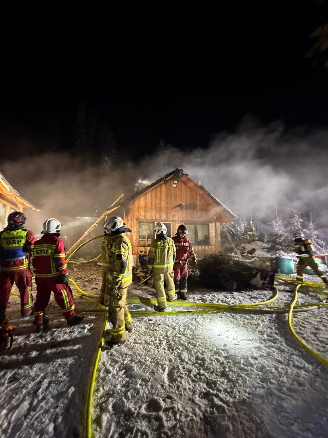 Cztery pożary jednego wieczoru w powiecie tatrzańskim