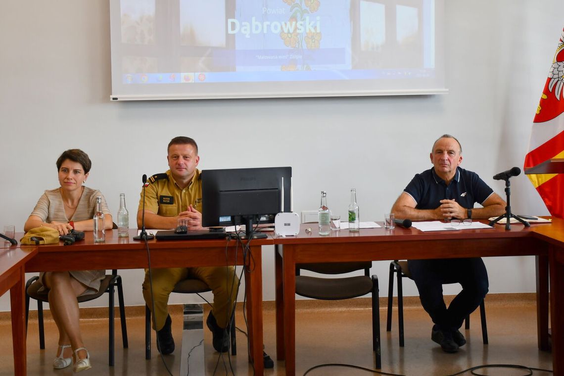Dąbrowa Tarnowska. Posiedzenie Komisji Bezpieczeństwa i Porządku