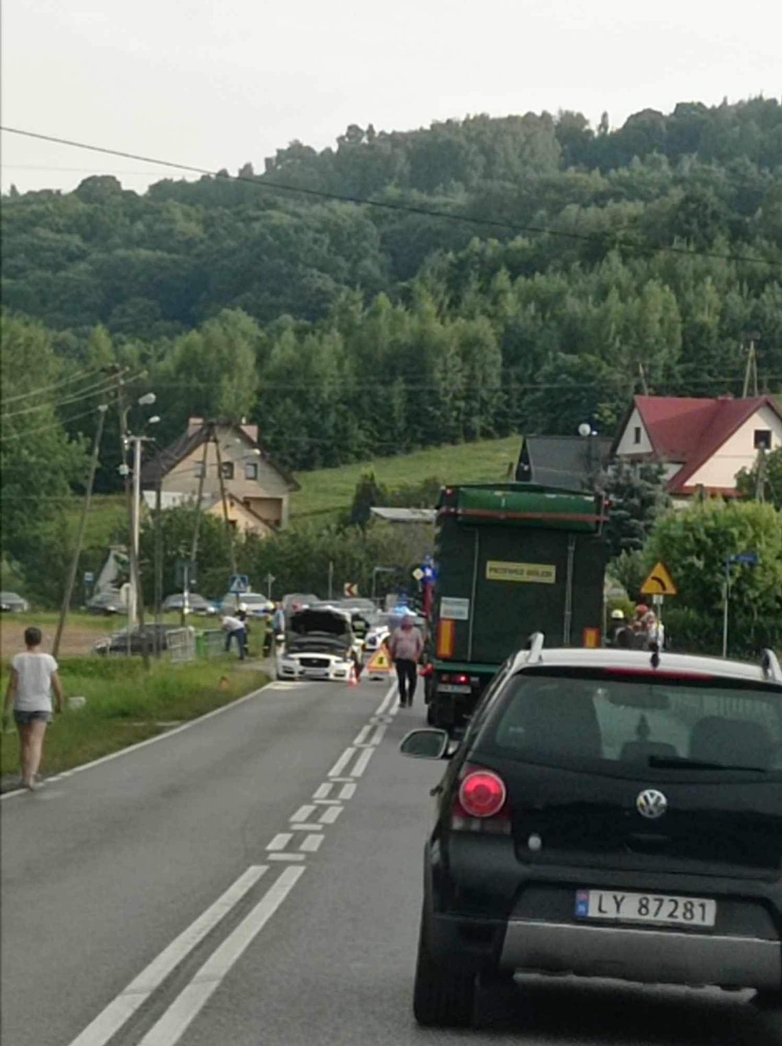 Dwa zdarzenia drogowe w Gromniku w pojazdach znajdowały się dzieci