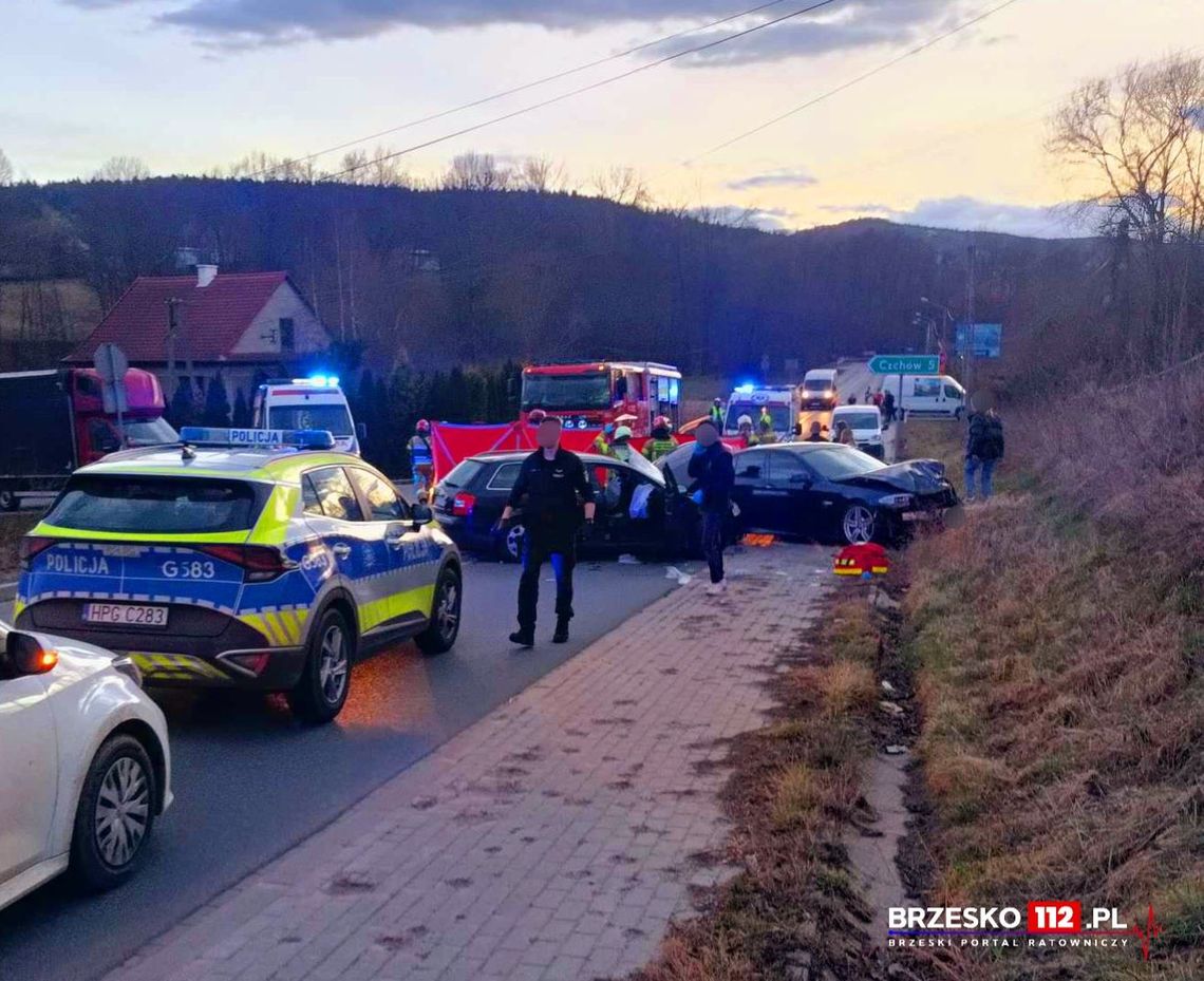 Dwie osoby ranne w wypadku w Tymowej. Jedna była reanimowana!