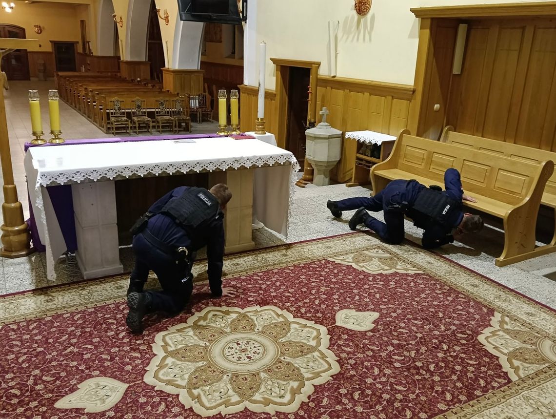 Fałszywy alarm bombowy w kościele w Tenczynie. 18-latek zatrzymany