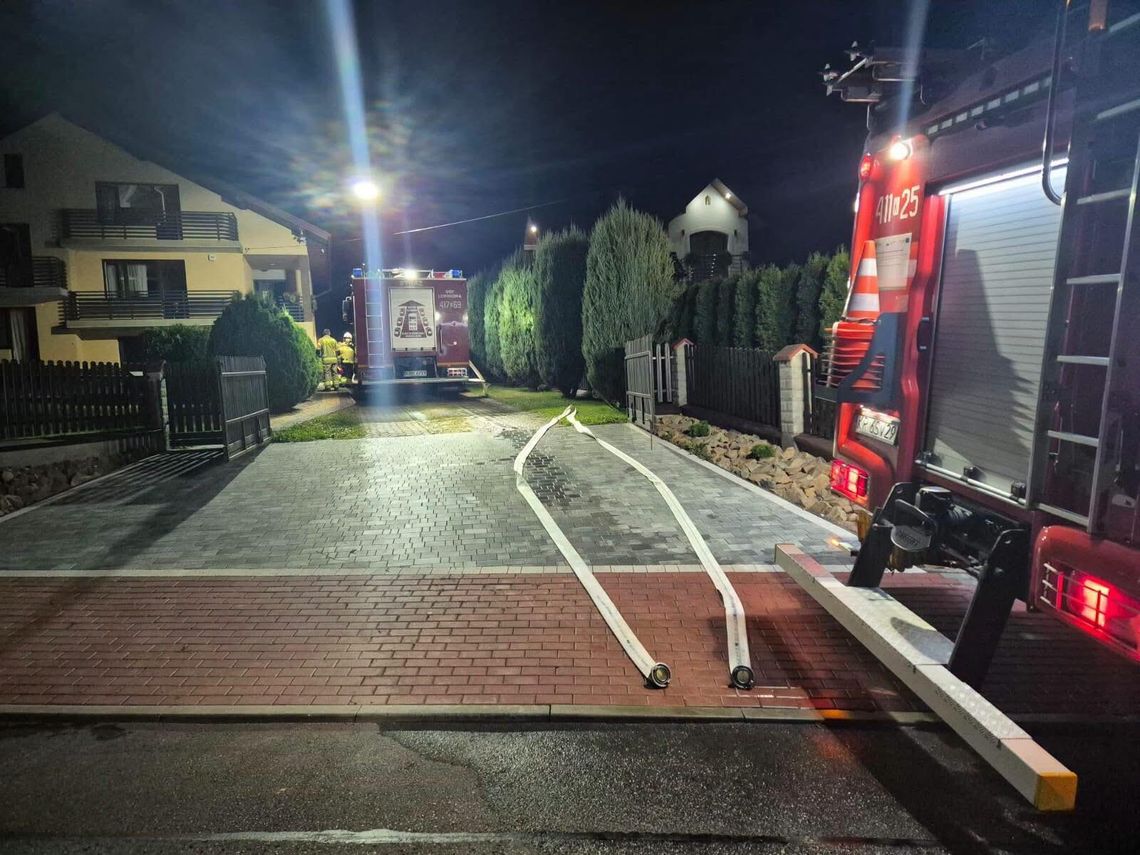 Groźny pożar w Biesiadkach. Ogień pojawił się w kotłowni budynku mieszkalnego Groźny pożar w Biesiadkach. Ogień pojawił się w kotłowni budynku mieszkalnego