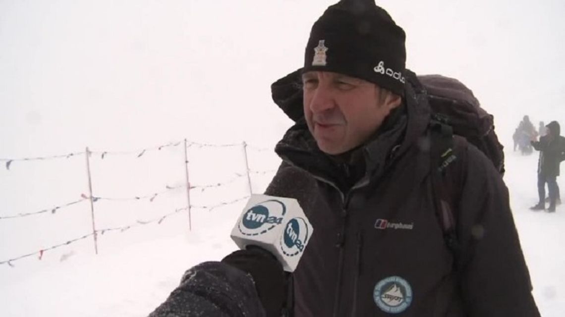 Gruba warstwa śniegu w Tatrach. "Warunki są fatalne"