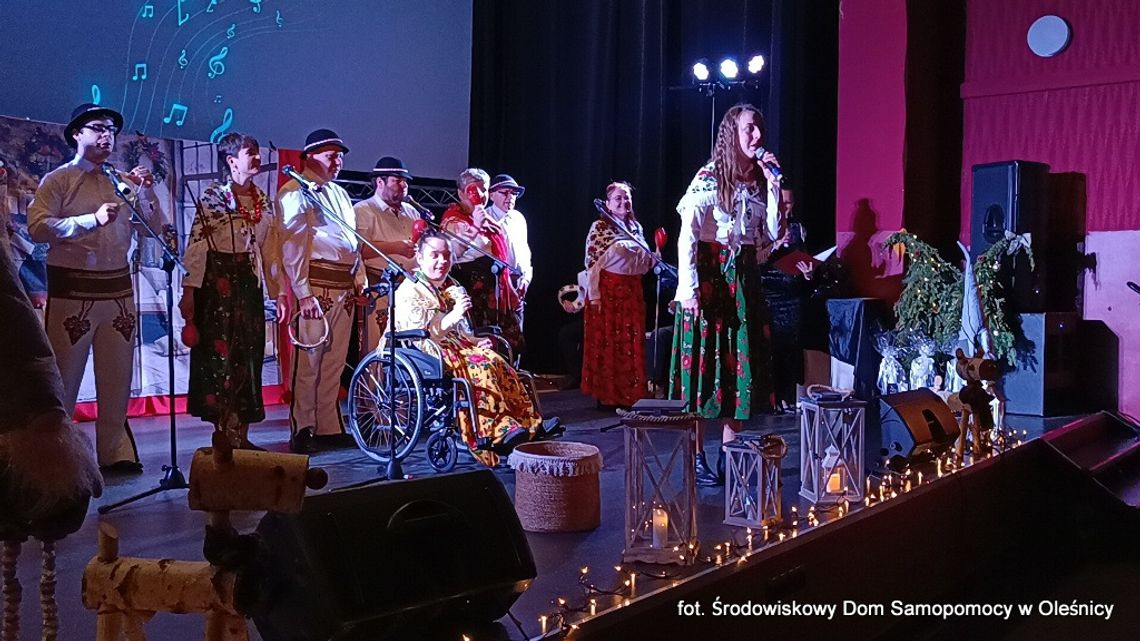 II Koncert Kolęd i Pastorałek Środowiskowego Domu Samopomocy w Oleśnicy