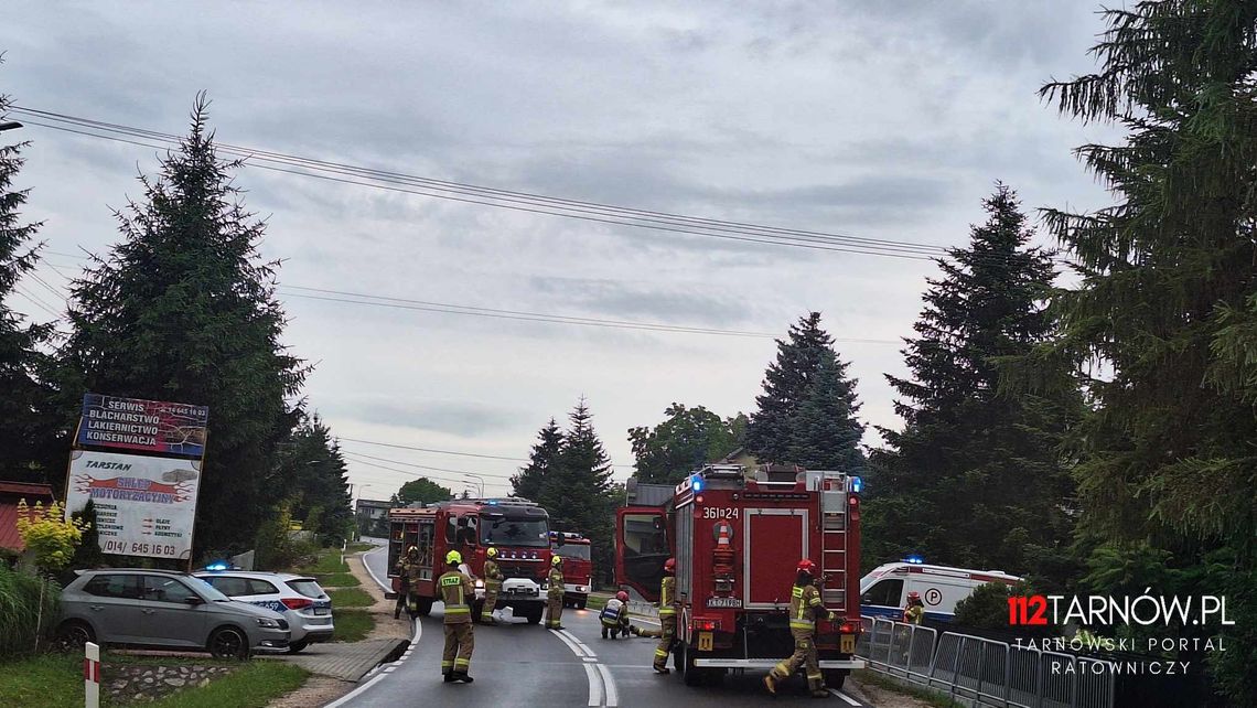 Ilkowice. Kierująca osobówką zjechała z drogi i uderzyła w przepust