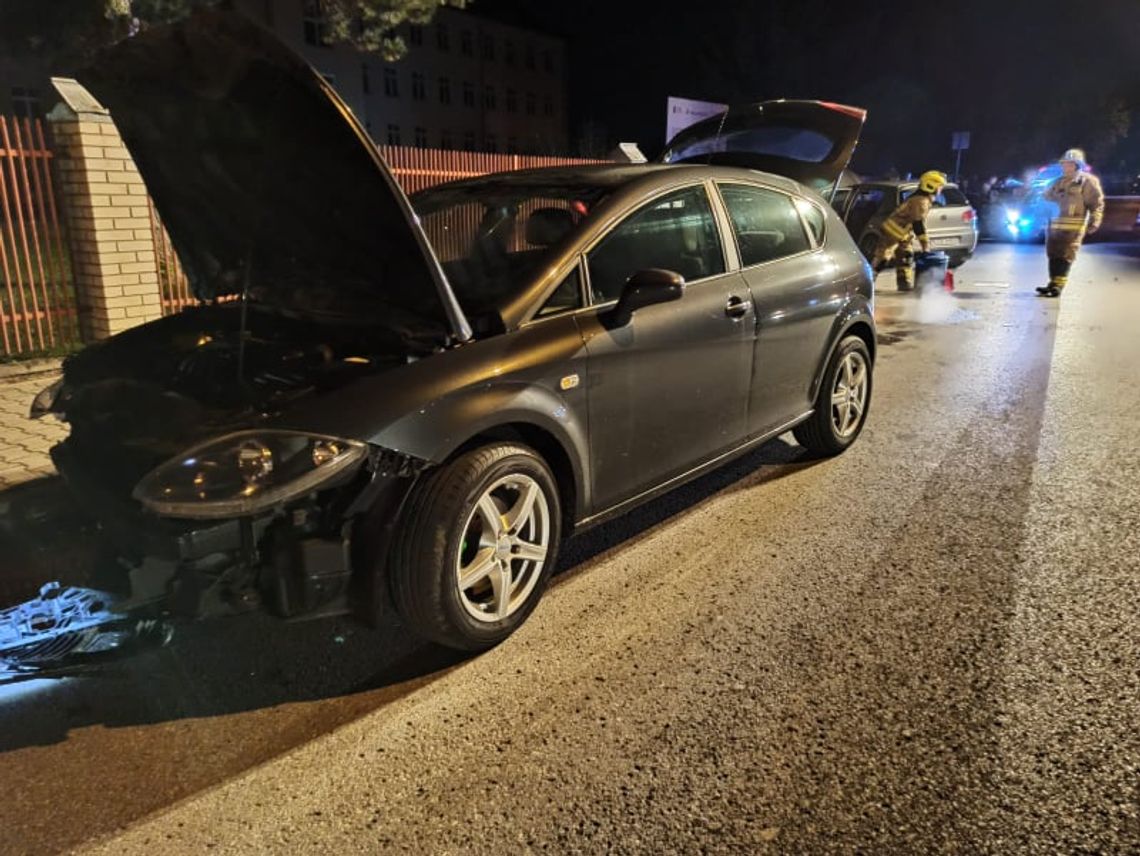 Jedna osoba poszkodowana w zderzeniu samochodów osobowych w Szczucinie 