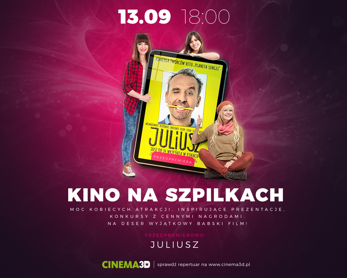 Kino na Szpilkach w Cinema3D w Tarnowie