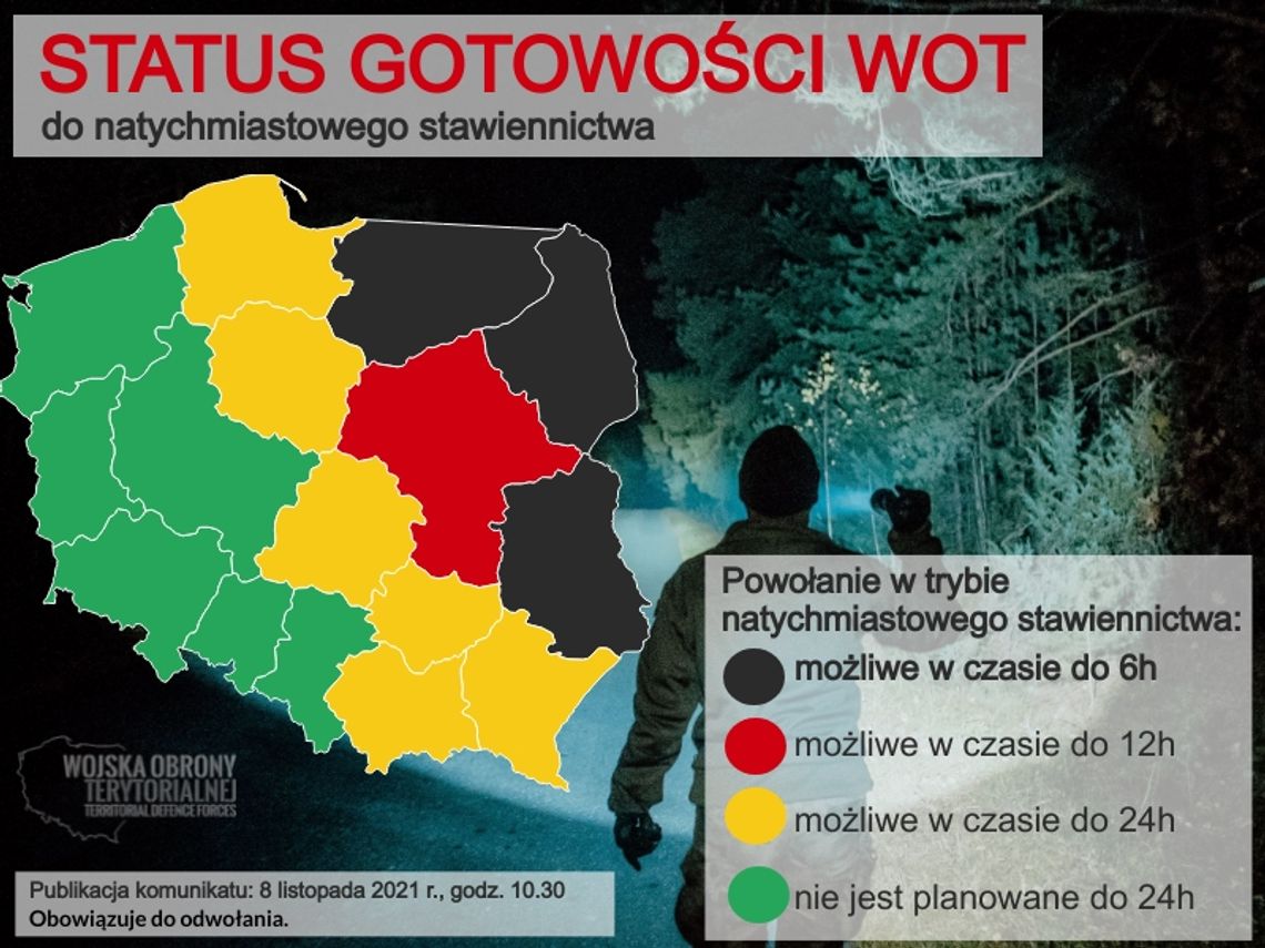 Kryzys na granicy polsko-białoruskiej. Wojska Obrony Terytorialnej podniosły alert gotowości