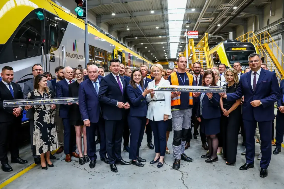 Małopolska odbiera nowe pociągi Małopolska odbiera nowe pociągi
