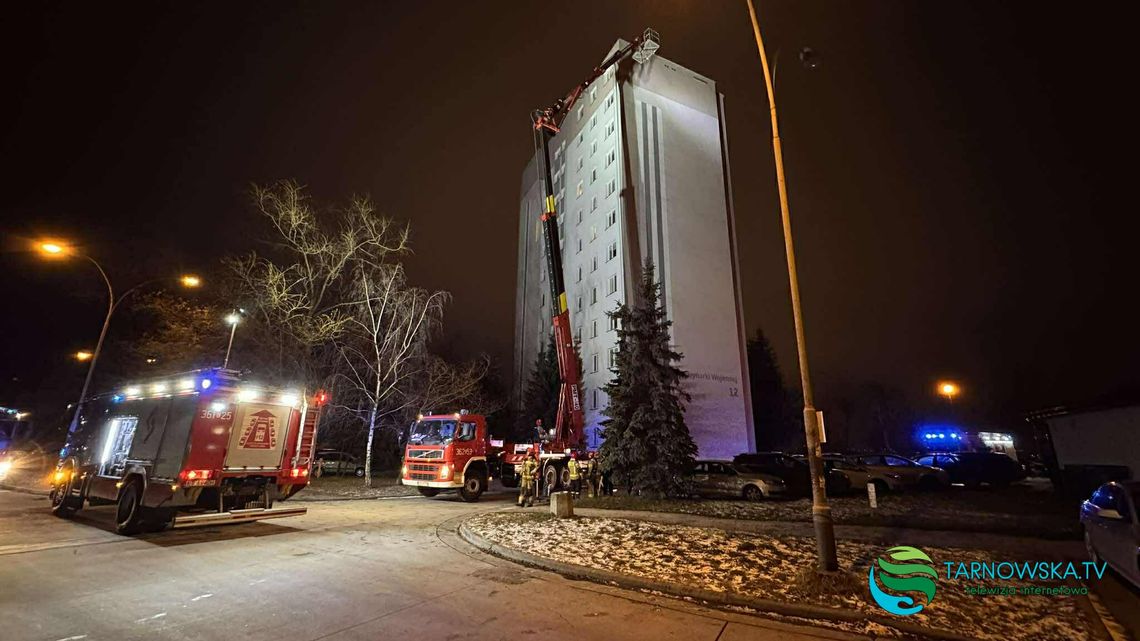 Miał być pożar bloku przy Marynarki Wojennej w Tarnowie