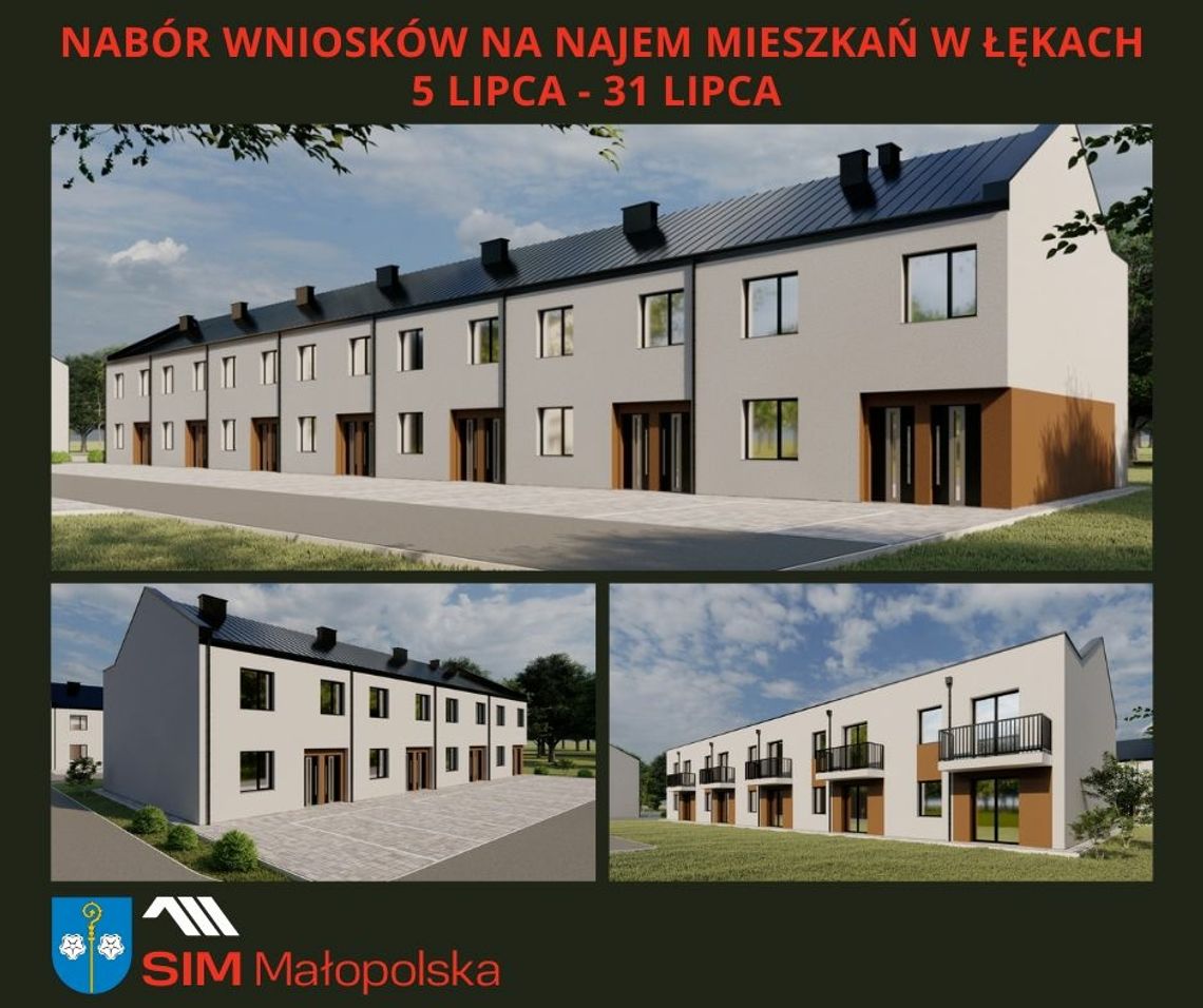 Nabór wniosków na najem mieszkań w Łękach