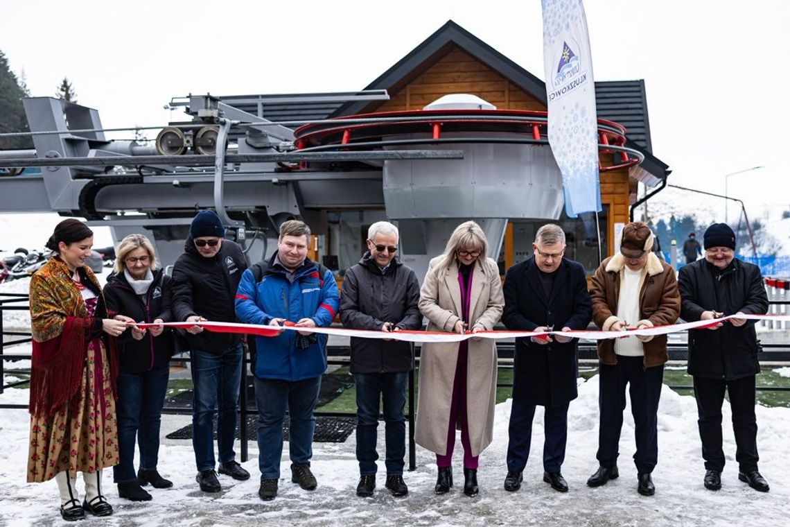 Nowa kolej krzesełkowa w Kluszkowcach już otwarta Nowa kolej krzesełkowa w Kluszkowcach już otwarta