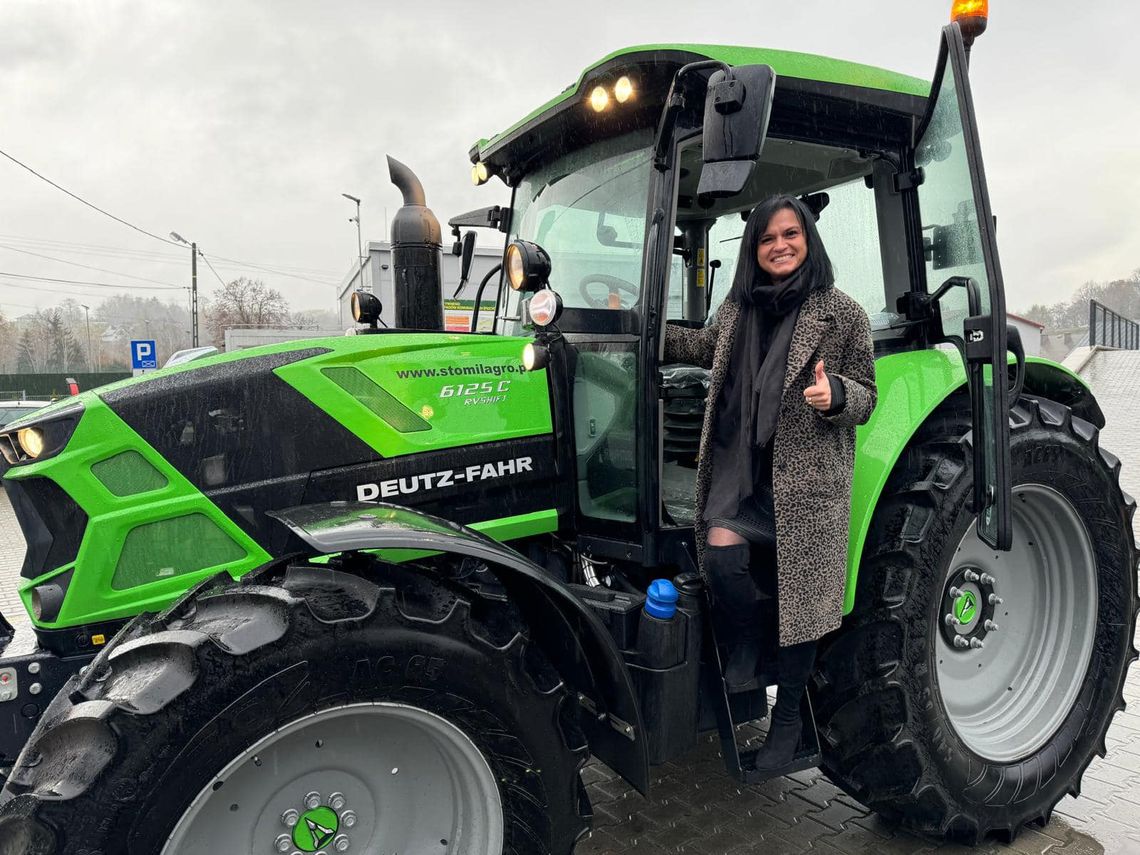 Nowy ciągnik rolniczy DEUTZ FAHR i pług śnieżny w Gminie Ciężkowice!