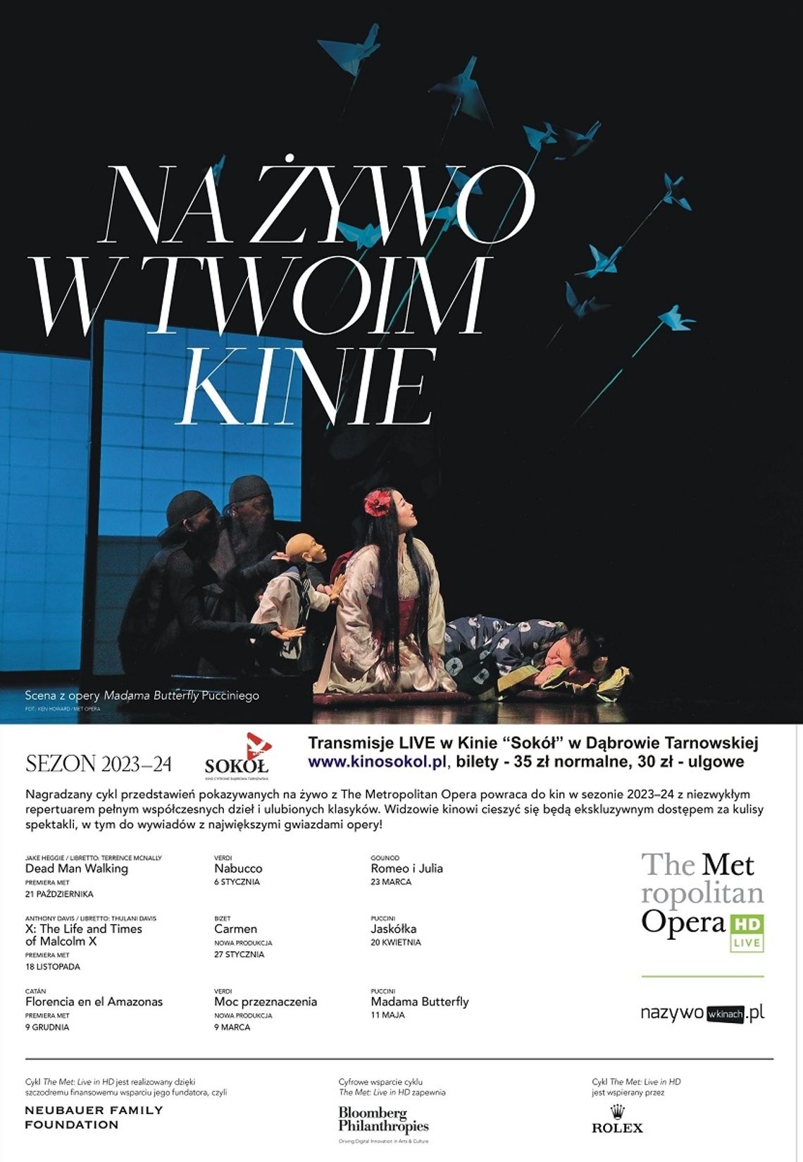 Nowy sezon transmisji z Metropolitan Opera - Połączenie tradycji z nowoczesnością