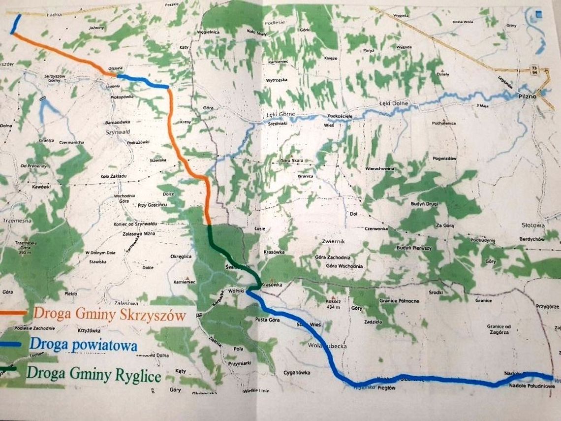 Nowy szlak drogowy dla Ryglic, Skrzyszowa oraz Powiatu Tarnowskiego