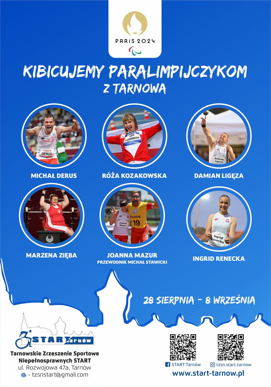 Kibicujemy tarnowskim paraolimpijczykom