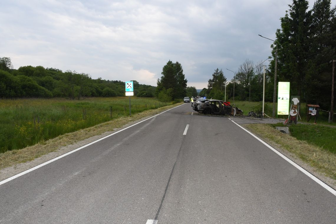 Policjanci wyjaśniają okoliczności śmiertelnego wypadku na Podkarpaciu