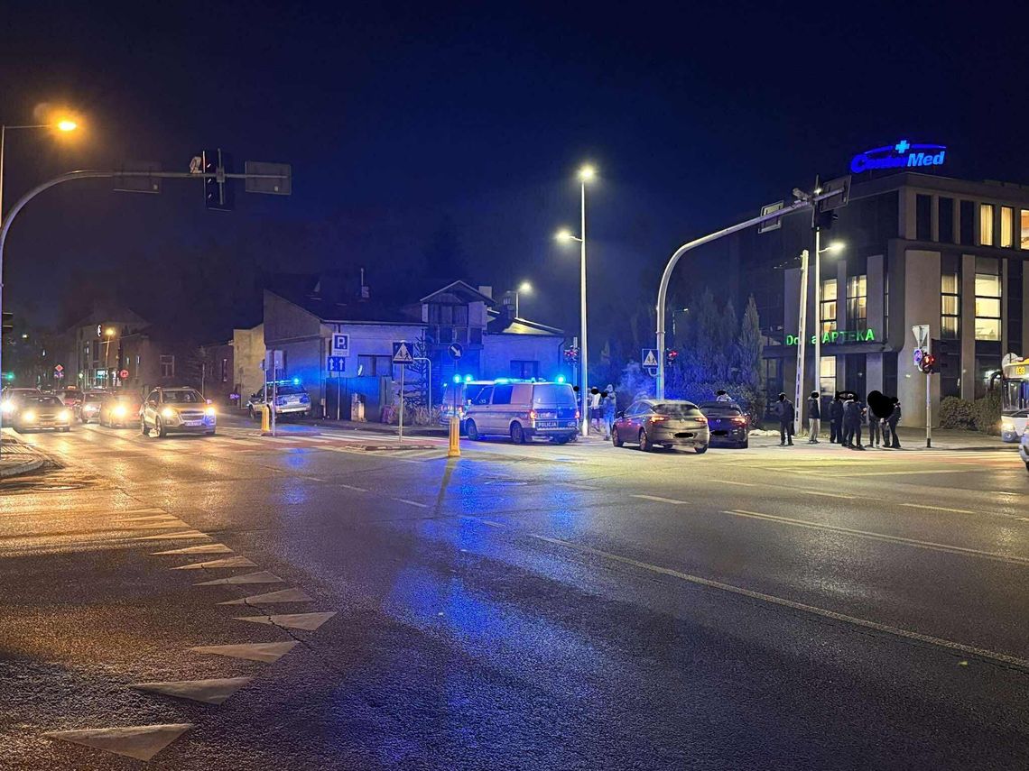 Policyjna akcja w centrum Tarnowa