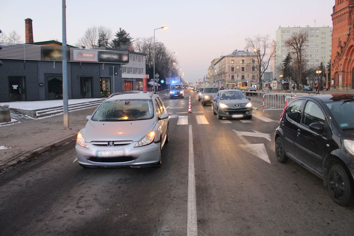 Poranny wypadek na przejściu dla pieszych