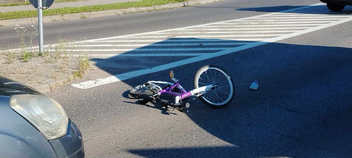 Potrącenie rowerzystów na przejściu dla pieszych w Mościcach