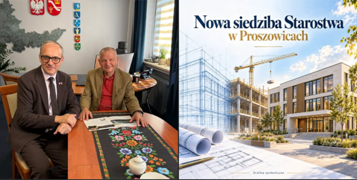 Powiat Proszowicki planuje budowę nowej siedziby starostwa. Trwają prace nad koncepcją Powiat Proszowicki planuje budowę nowej siedziby starostwa. Trwają prace nad koncepcją