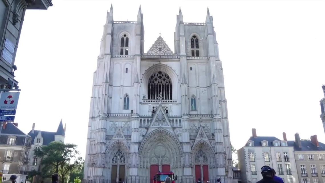 Pożar katedry w Nantes. Prokuratura podejrzewa podpalenie