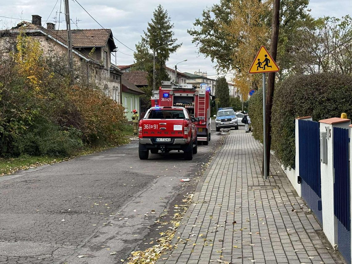 Pożar pustostanu w Tarnowie