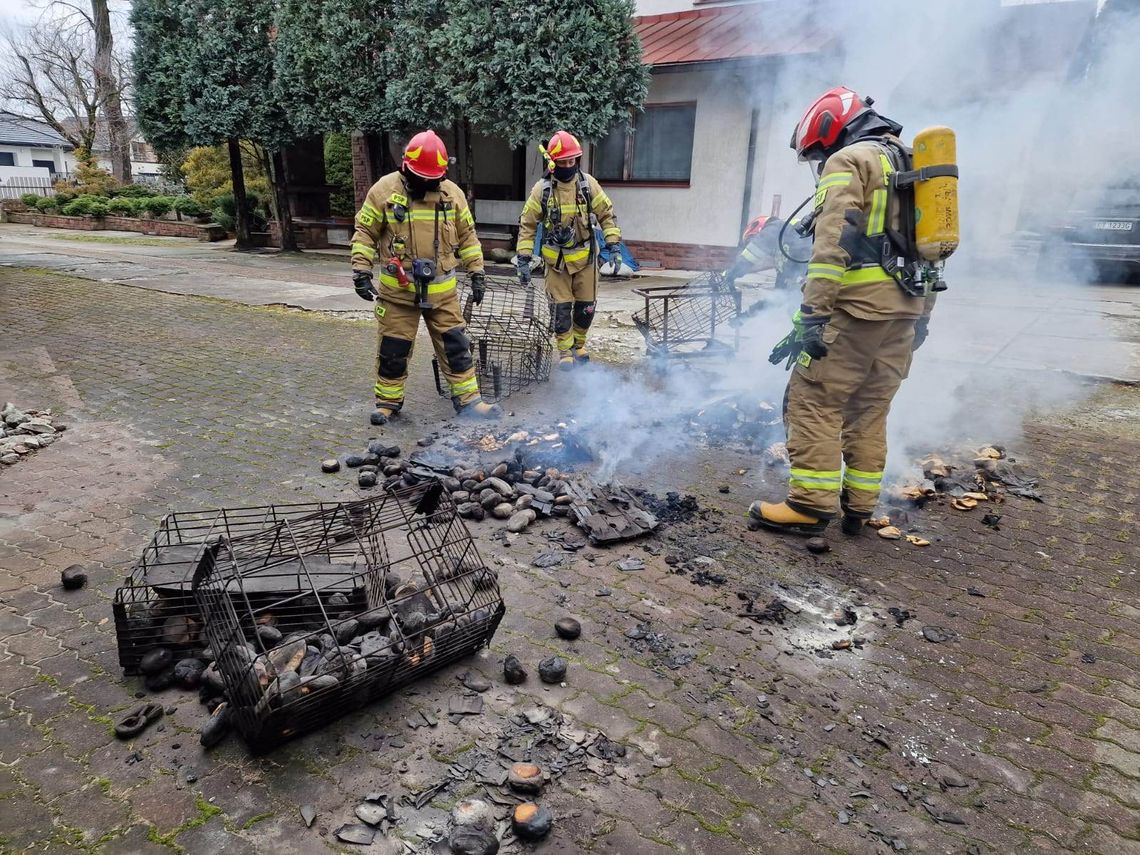 Pożar w piekarni w centrum Tarnowa