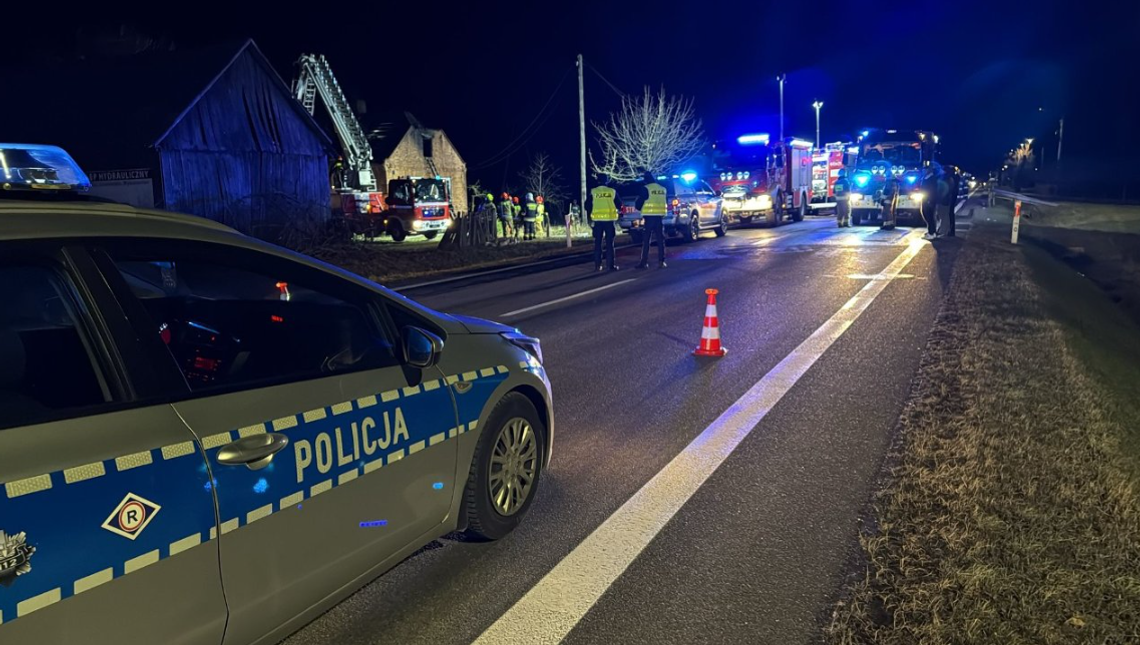 Pożar w świętokrzyskim z tragicznym finałem. Nie żyją dwie osoby