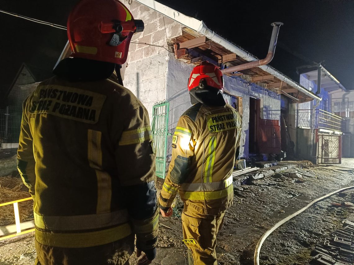 Pożar w Uszwi Pożar w Uszwi