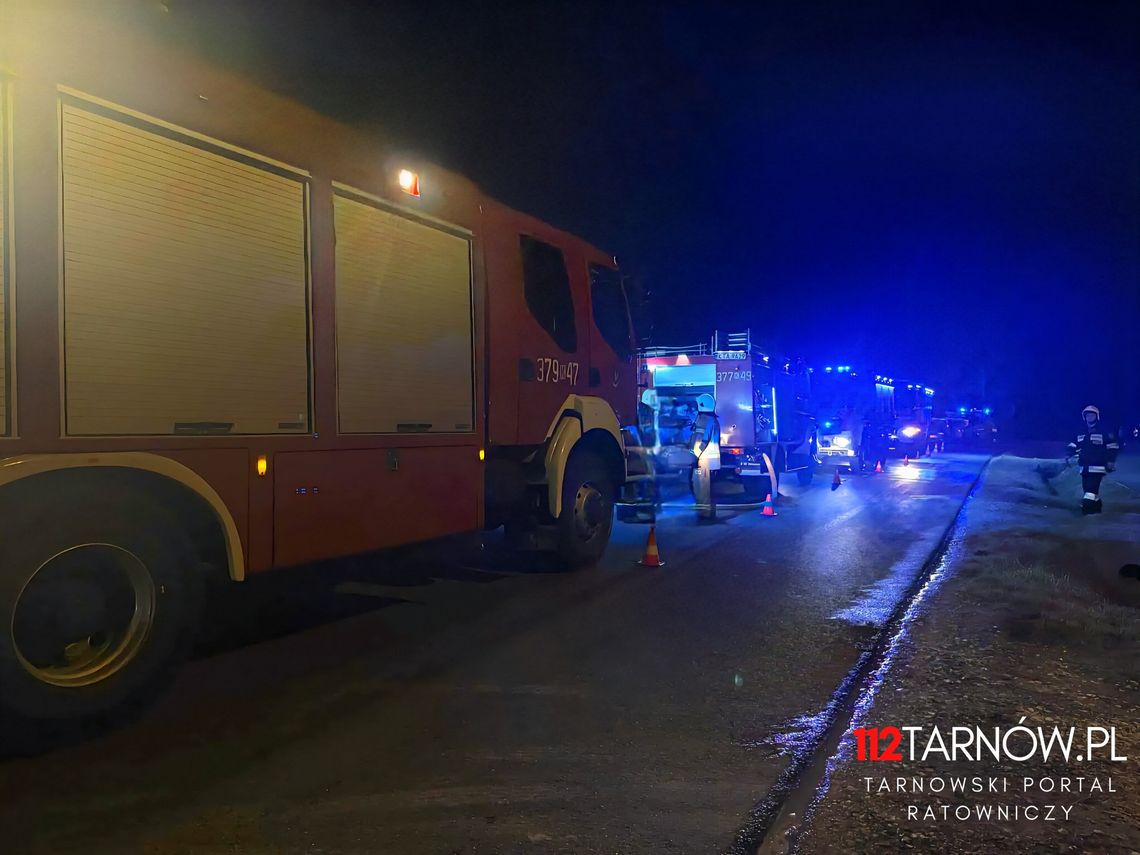 Pożar w Zaczarniu. Spłonęła część domu mieszkalnego