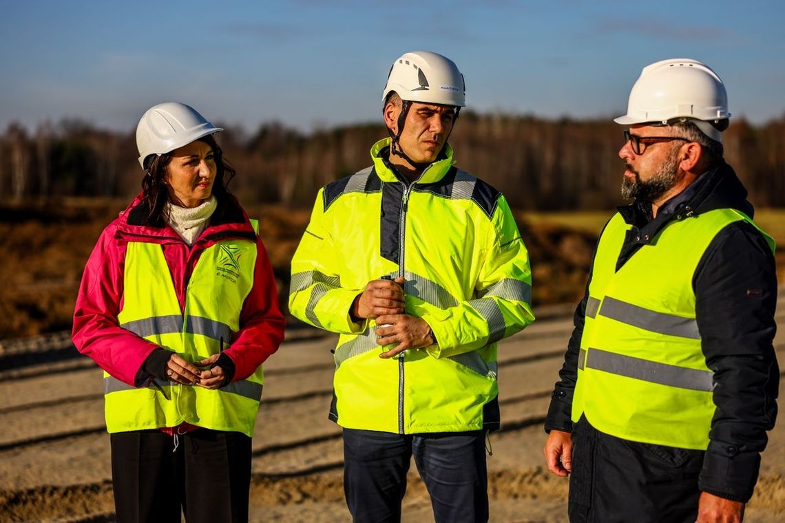 Praca wre na budowie połączenia węzła autostradowego A4 Bochnia z DK 94