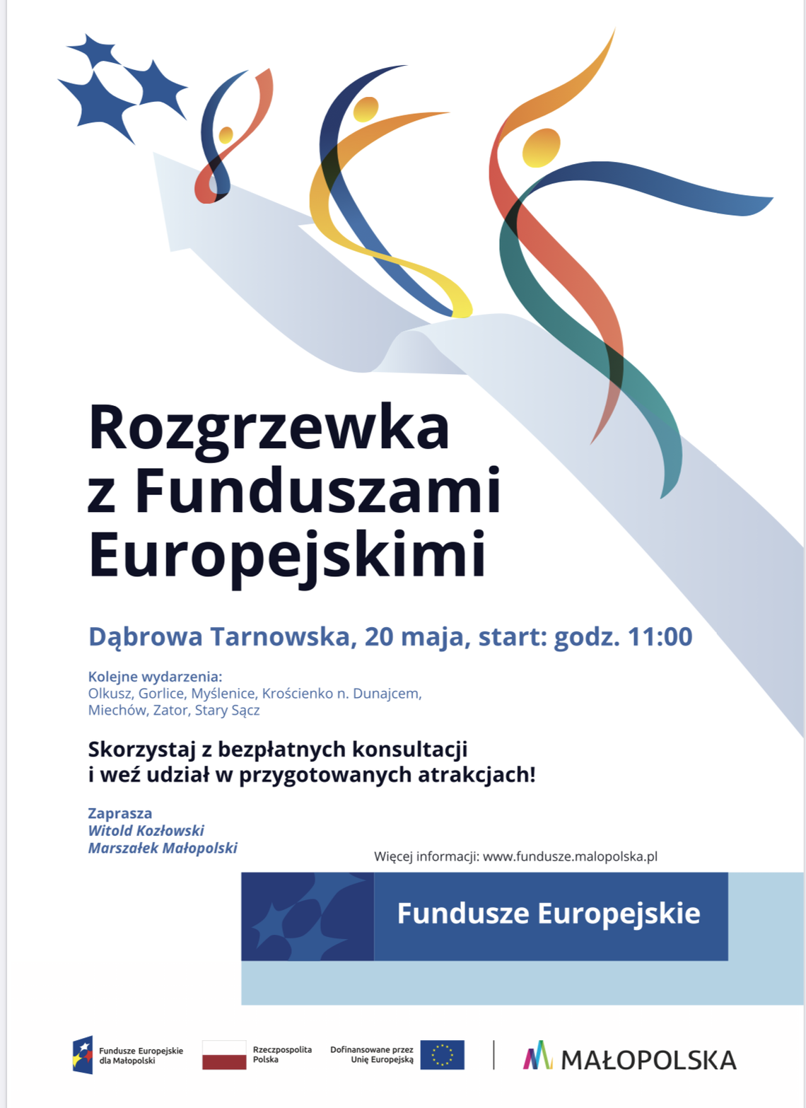 ,,Rozgrzewka z Funduszami Europejskimi” w Dąbrowie Tarnowskiej