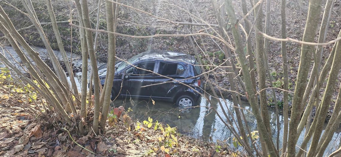 Samochód wypadł z drogi w powiecie gorlickim i wylądował w rzece Samochód wypadł z drogi w powiecie gorlickim i wylądował w rzece