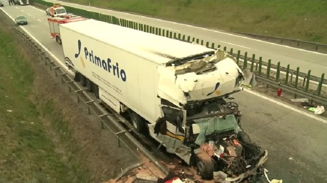 Seria wypadków drogowych na A4 na Dolnym Śląsku. Zginęły dwie osoby
