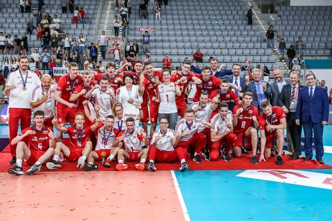 Siatkarze Polski do lat 22 trzecią drużyną Starego Kontynentu