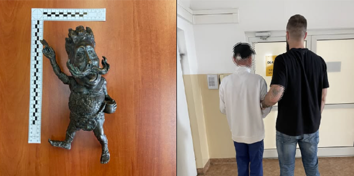 Skradziony Maszkaron odzyskany a sprawca zatrzymany