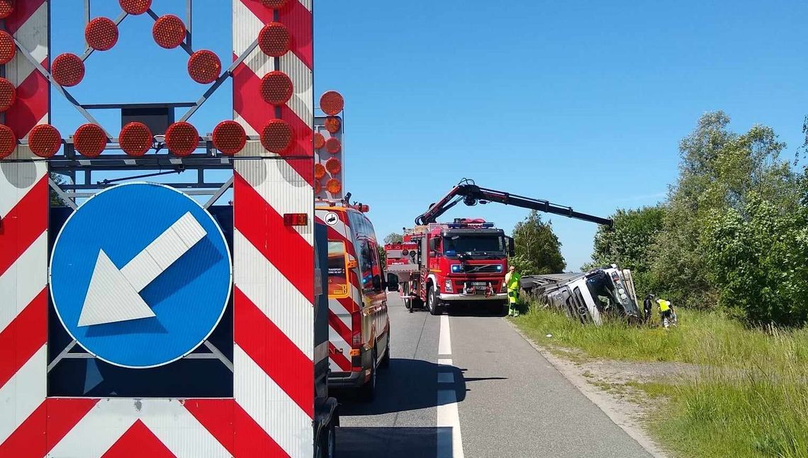 Śmiertelny wypadek pod Bochnią. Nie żyje kierujący ciężarówką