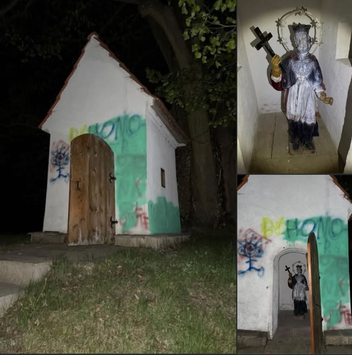 Sprawca dewastacji kapliczek w Swoszowej został zatrzymany przez mieszkańców regionu