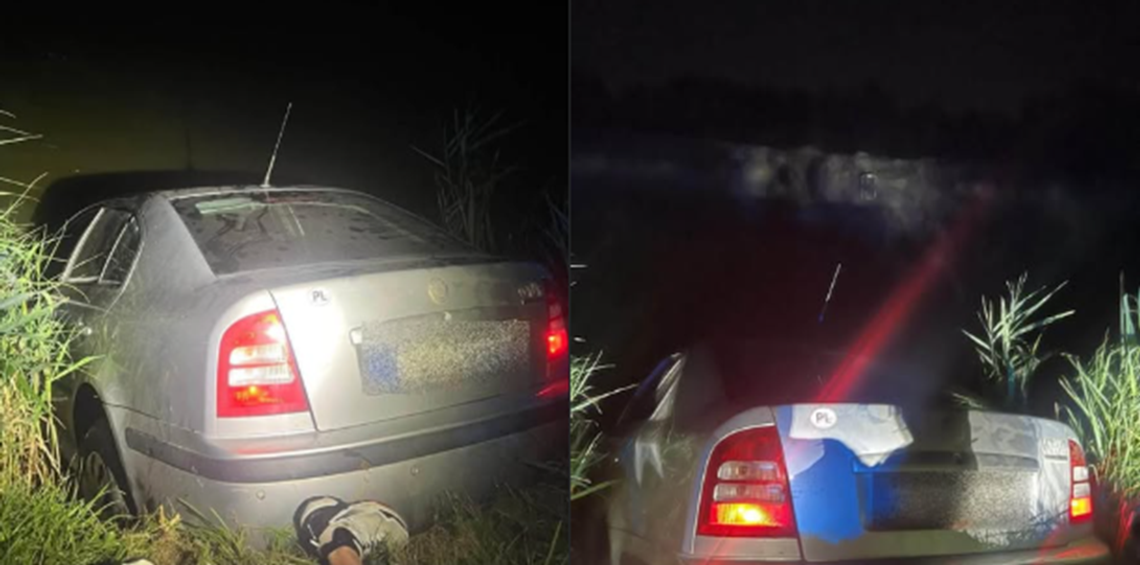 Szaleńczy pościg pod Tarnowem! 19-latek uciekał przed policją, jechał pod prąd i wpadł samochodem do stawu Szaleńczy pościg pod Tarnowem! 19-latek uciekał przed policją, jechał pod prąd i wpadł samochodem do stawu