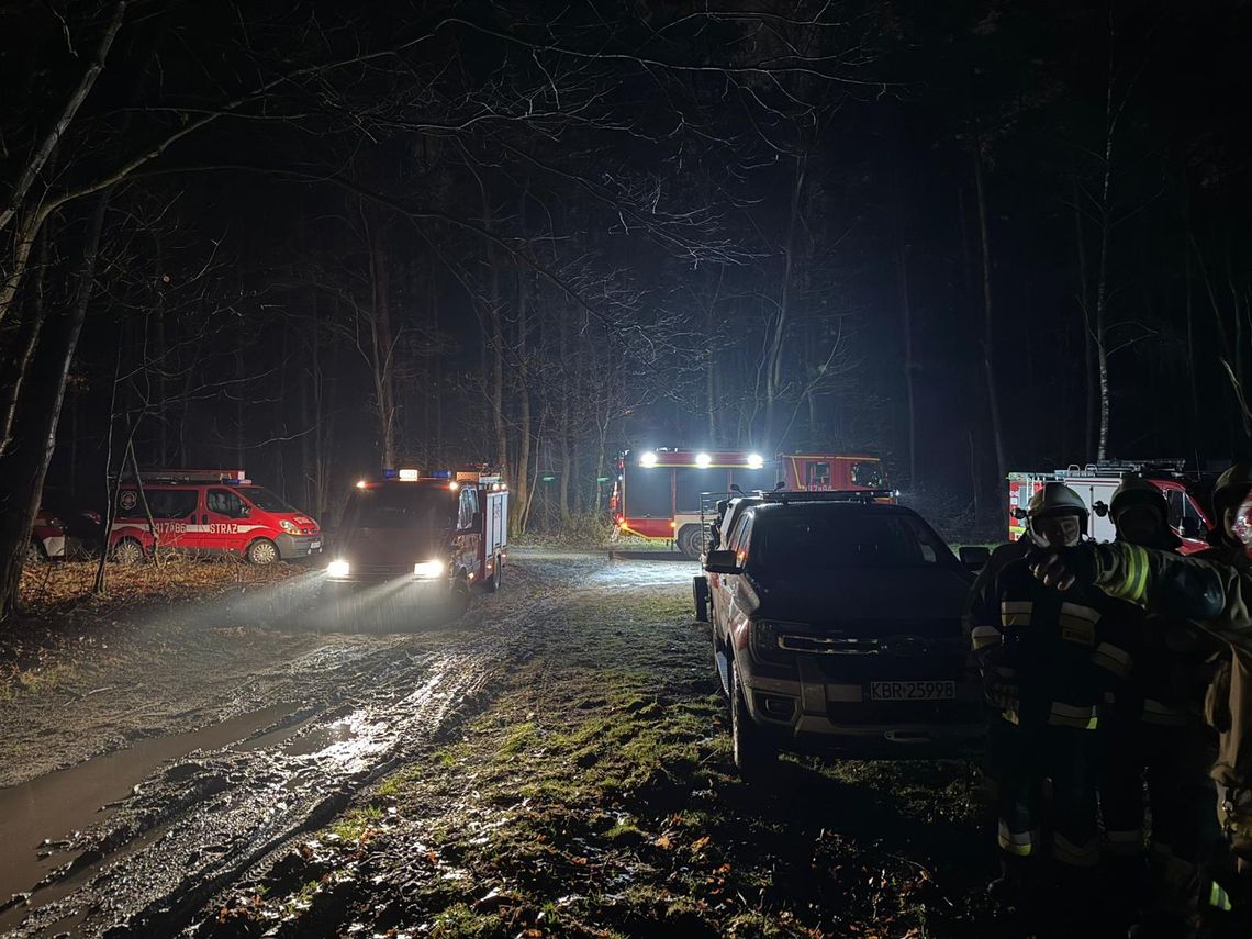Szczepanów: nocne poszukiwania 54-letniej kobiety zakończone sukcesem