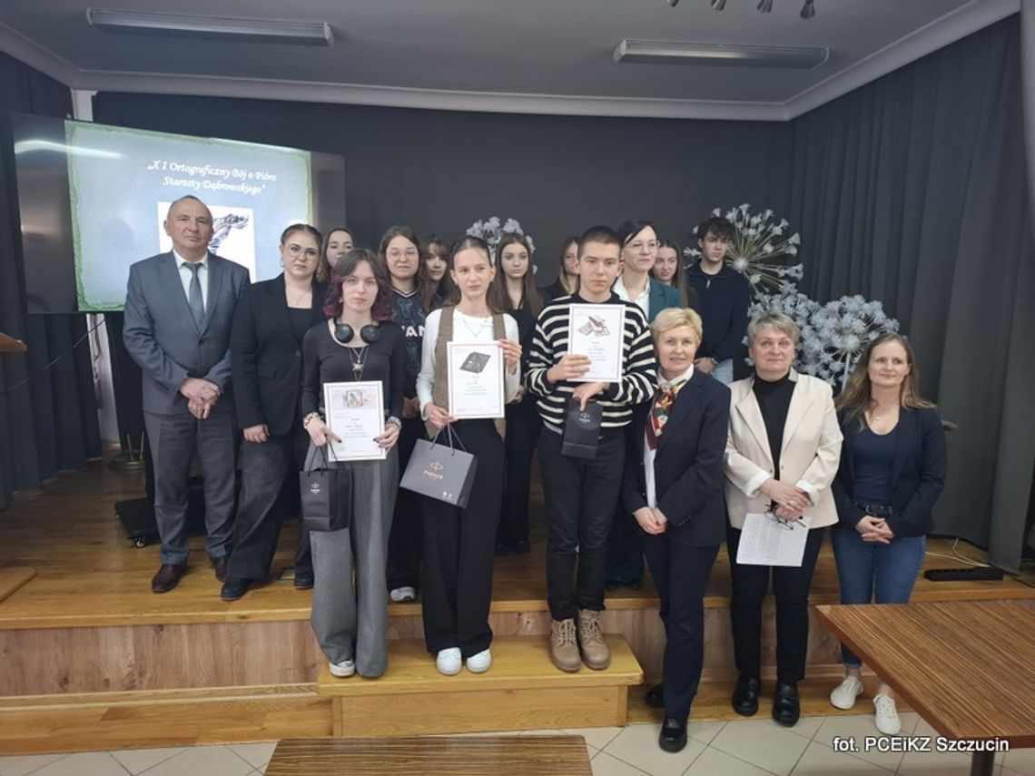 Szczucin: Konkurs ortograficzny o Pióro Starosty Dąbrowskiego rozstrzygnięty