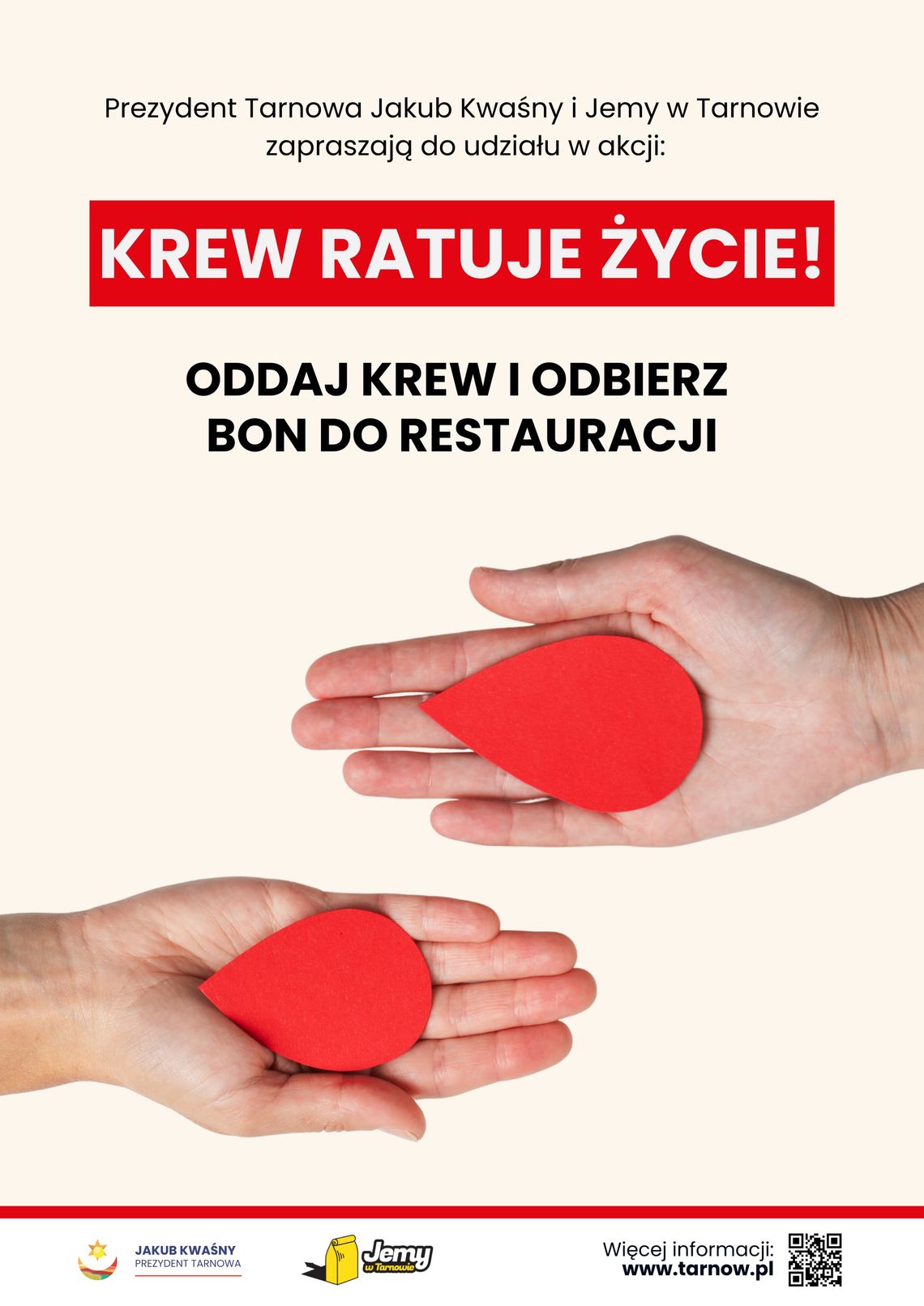 Tarnowscy restauratorzy po raz kolejny wesprą krwiodawców!