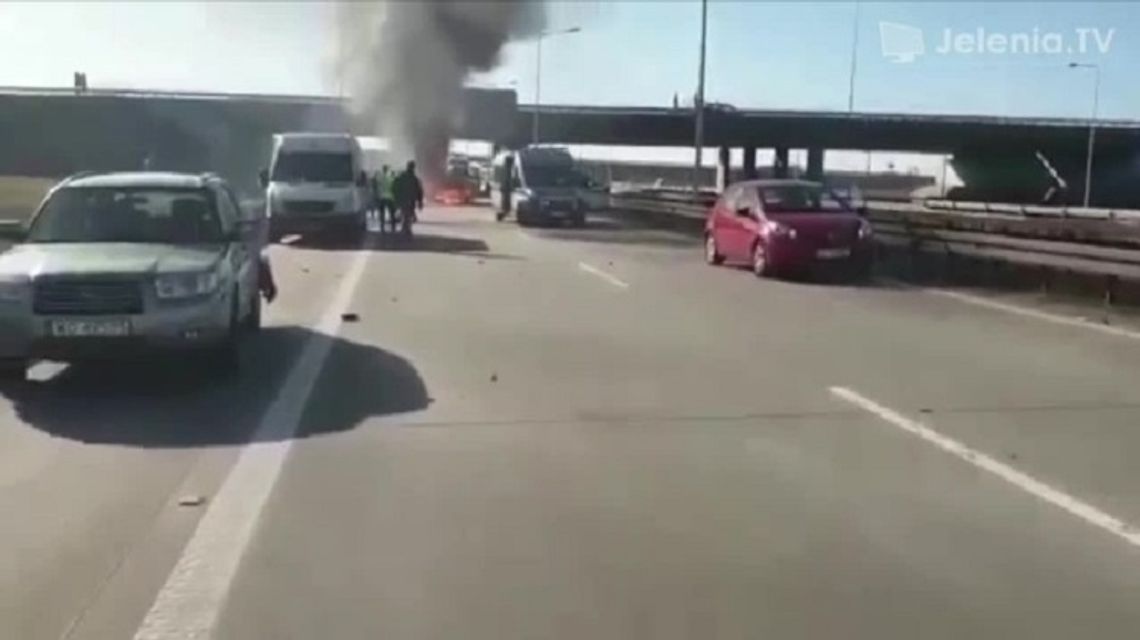 Tragiczny wypadek na A4. Kobieta spłonęła w samochodzie pod Wrocławiem
